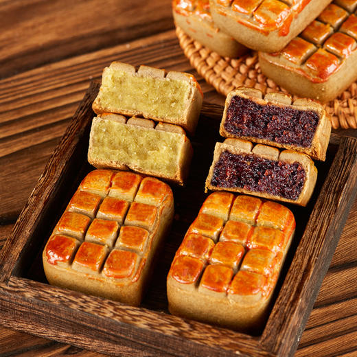 【糕酥精选】荞麦绿豆饼@山楂饼 采用荞麦+⁤全麦粉制皮 配料表干净 吃起来不甜不腻 清甜解暑 好吃不腻 商品图5