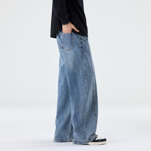 新热卖！【弯刀牛仔裤】百搭显高 不挑身材 不卡裆部 耐穿耐磨 抗皱不易掉色 商品图12