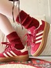 二店y 限定款AD蛇年 宋雨琦同款厚底gazelle 红色德训鞋 商品缩略图9