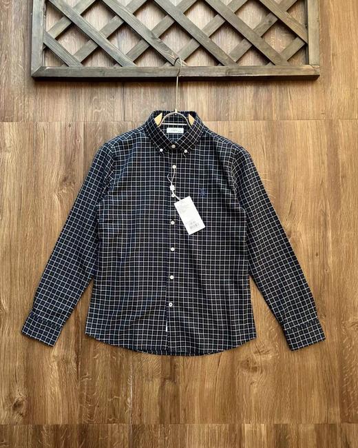 F031045新品男装时尚休闲百搭舒适通勤格子衬衫上衣 商品图14