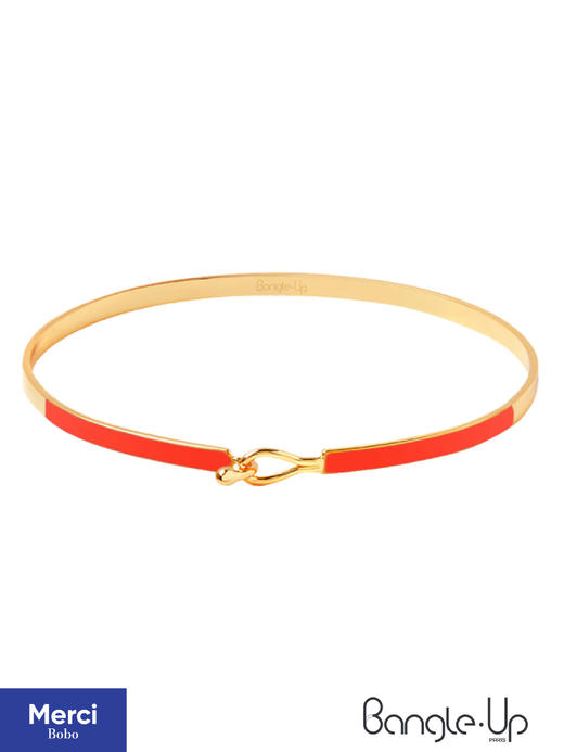 Bangle Up法国小众珐琅首饰lily水滴扣手镯 商品图2