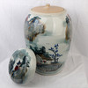 陶瓷骨灰坛子 窑变山水纯手工景德镇瓷器大号骨灰罐 商品缩略图3