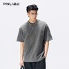PINLI品立2026夏季男装新款圆领水洗炒雪花重磅纯棉短袖t恤男潮牌GD262111022 商品缩略图2