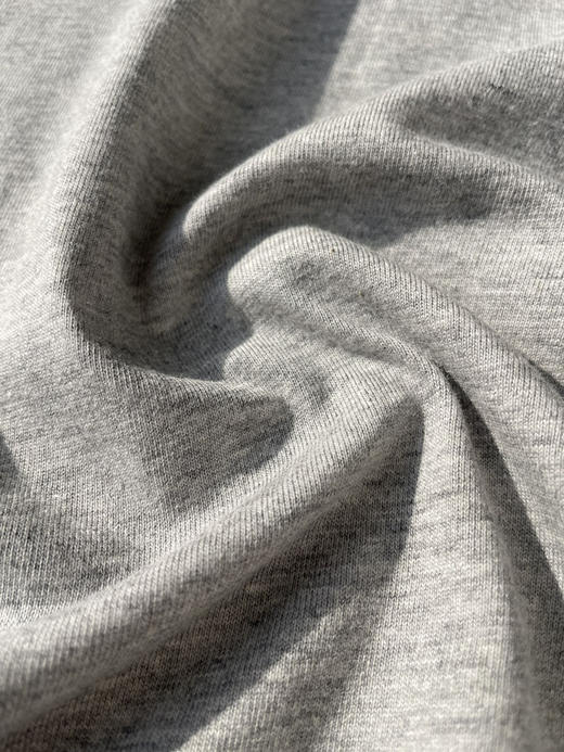 310-11 预售10天发 独家圆正 lew 26ss 区域限定绣花 灰色圆领短袖T恤 我穿XL 商品图13