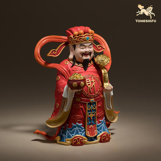 铜师傅《好运财君》吉祥招财财神爷书房办公室家居摆件开业礼品 商品图1