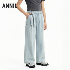 女童牛仔单裤夏季新款安奈儿童装EG626768