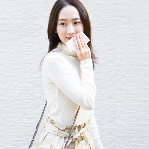 【50积分+14.9元】柚家 乳霜柔润纸面巾 100抽*4包/箱 柔韧不易破 商品图4