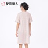 都市丽人睡衣女士睡衣薄家居服针织色织提花睡衣女士棉质短袖裙女装睡裙LHC6A1 商品缩略图2