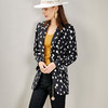 剩S/M/L/XL 芳外秋季新款时尚波点一粒扣西装外套显瘦通勤外套女8D21CX1417 商品缩略图2