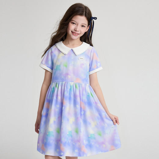 笛莎/Deesha 2026年夏季新款中童连衣裙F时尚出街连衣裙 商品图0