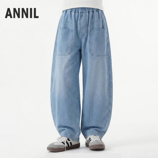 男女童牛仔单裤夏季新款安奈儿童装EM626745 商品图1