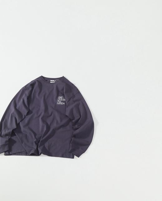 Nanamica圆领印花长袖 定织百分百纯棉 中等厚度 成衣水洗后软糯透气 商品图2