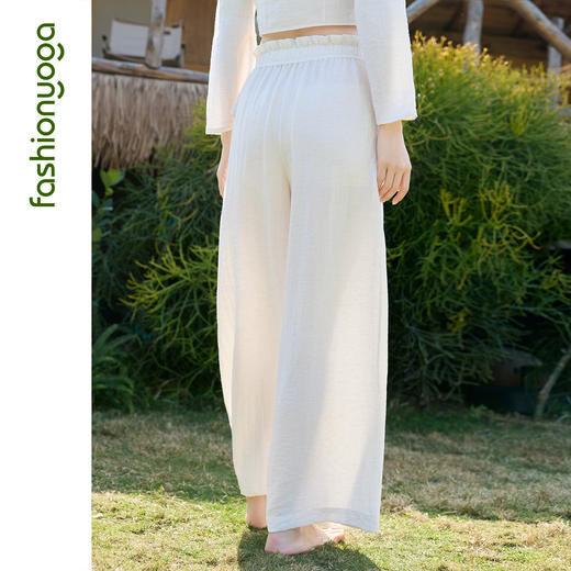FM16914禅风亚麻修身长裤 商品图7