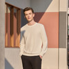 半身缘男装 春季天丝棉提花休闲圆领卫衣T恤261312M01110216 商品缩略图2