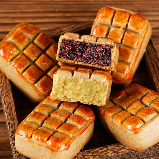 【糕酥精选】荞麦绿豆饼@山楂饼 采用荞麦+⁤全麦粉制皮 配料表干净 吃起来不甜不腻 清甜解暑 好吃不腻 商品图2