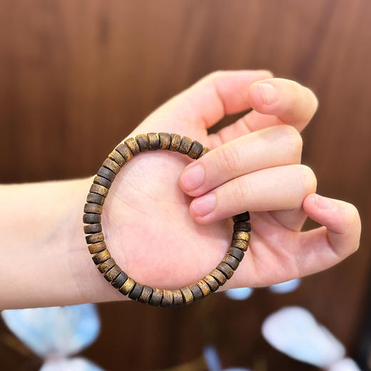 ²【沉香溯源-99沉单圈算盘珠】4克+7mm奇楠沉香手串 多样性发其一( 24小时鉴赏期 ) HM02-CRMM-DBCX（HOT） 商品图1