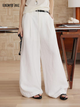 【门店同款】ENJOY春季弯刀阔腿裤 169595100
