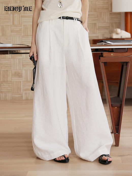 【门店同款】ENJOY春季弯刀阔腿裤 169595100 商品图0