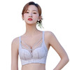 ZYQ-523  小胸内衣薄款透气软钢圈上托舒适聚拢性感蕾丝防下垂调整型文胸女（单件） 商品缩略图4