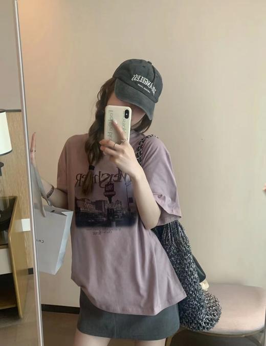 【69元任选2件！夏天必不可少的百搭T】男女同款印花T恤短袖 商品图12