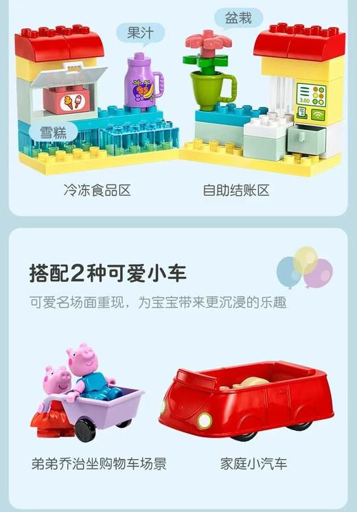 【春上新】8楼 乐高 得宝系列10434小猪佩琪超市购物之旅  吊牌价 649元 商品图6