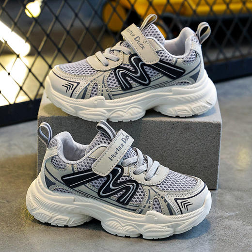 【小黄鸭】儿童透气防滑阿甘鞋老爹鞋板鞋男女童2026春季新款百搭轻便休闲运动鞋子26-37 商品图8