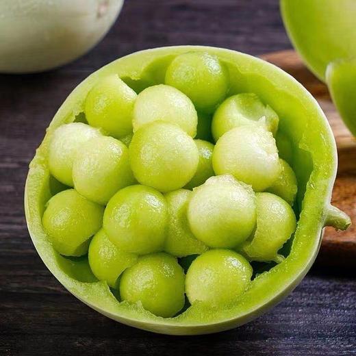 【重磅推荐❗️玉菇甜瓜】头茬海南露天种植，果肉色泽晶莹透亮，肉质细腻无渣，咬一口汁水丰盈充盈，新鲜水果整箱10斤包邮当季蜜瓜香瓜冰淇淋软糯香QQ 商品图2