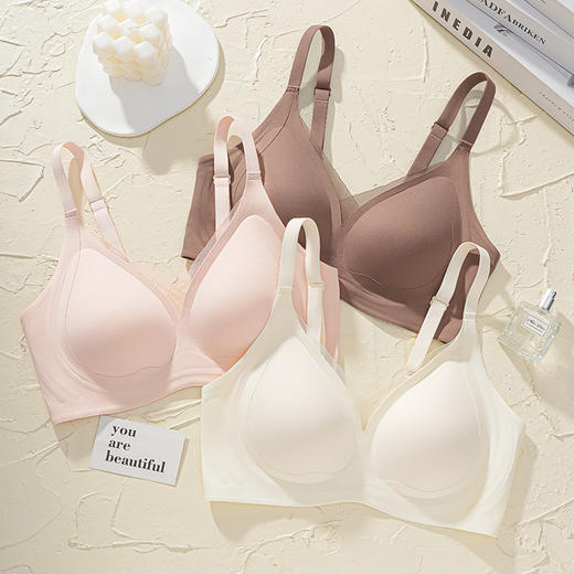 I’d爱帝女士光面无痕内衣提拉聚拢文胸 商品图1