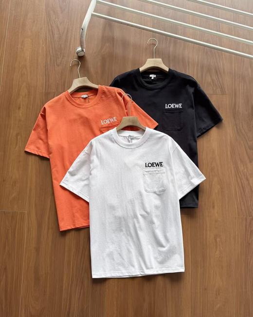 【sy-2577】经典刺绣情侣时尚口袋圆领短袖T恤！！ 商品图1