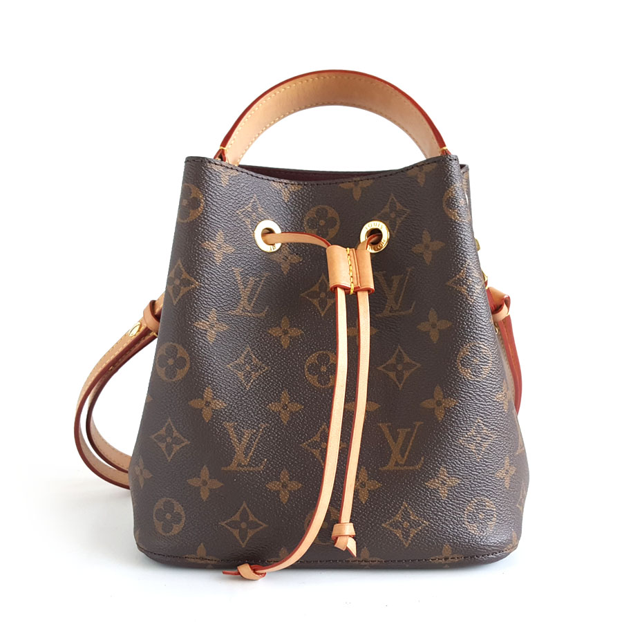 【95新】LV路易威登M46581老花Neonoe BB小水桶包单肩包女士090326AK15