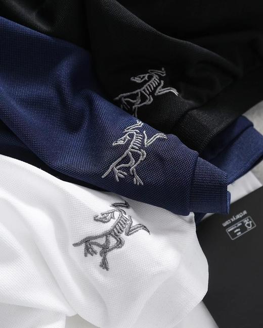 F031035男士刺绣袖口小标凉感冰丝速干T恤短袖polo衫 商品图2