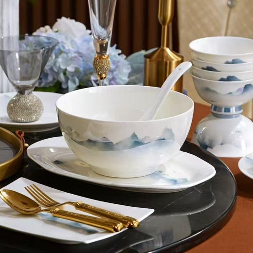 唐山骨质瓷餐具全套29头 礼盒装 商品图3