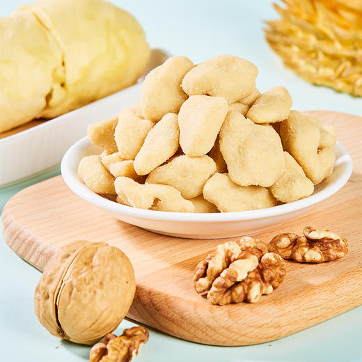 疆果乐坚果榴莲味核桃仁120g/袋 商品图5
