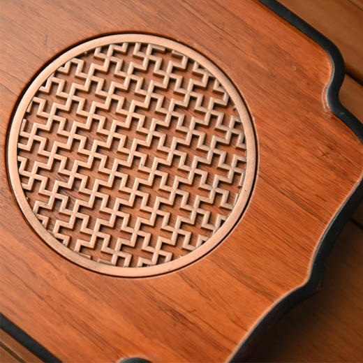 祥福/微棠茶盘/高山楠竹茶托盘干泡台国风高端竹家用简约轻奢新中式小型干泡茶盘 商品图3