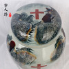 陶瓷骨灰坛子 十字架窑变山水景德镇瓷器彩色骨灰罐 商品缩略图4