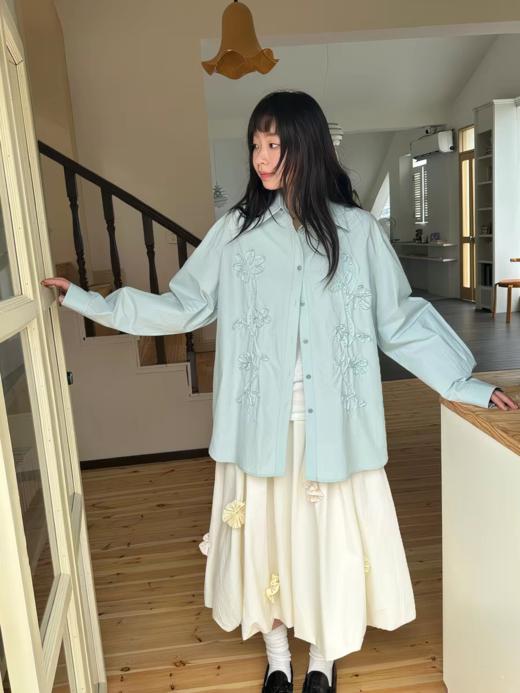 nothe Case布然/NC261812/「轻落藤蔓」双色长袖百搭上衣外套 商品图4