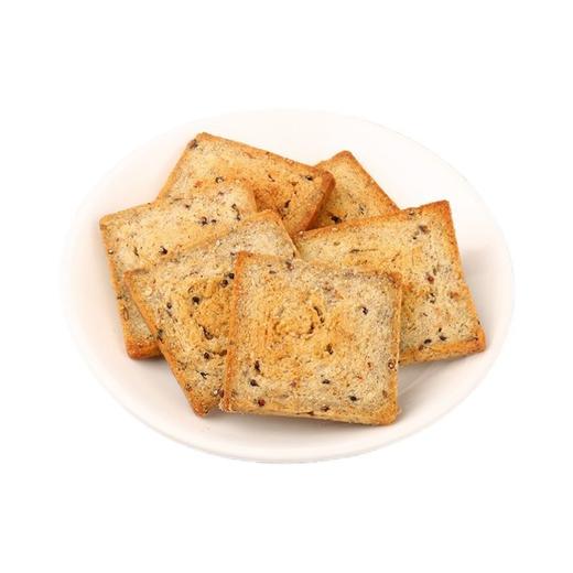 【解馋零食❗️120片有40袋🔥三色藜麦烤馍】以粗粮与藜麦为核心原料，麦香与藜麦香气融合，表皮金黄焦脆，内部扎实有嚼劲，原味烘焙无添加蔗糖健康代餐袋装整箱QQ 商品图4