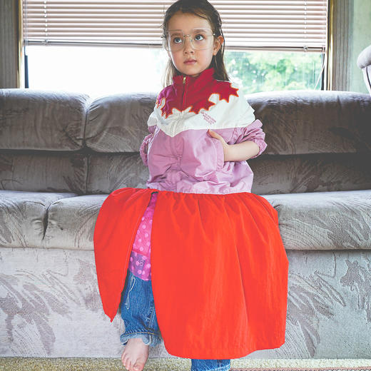 G2H日本童装 GO TO HOLLYWOOD 26春夏女童民族风尼龙夹克式连衣裙 商品图1