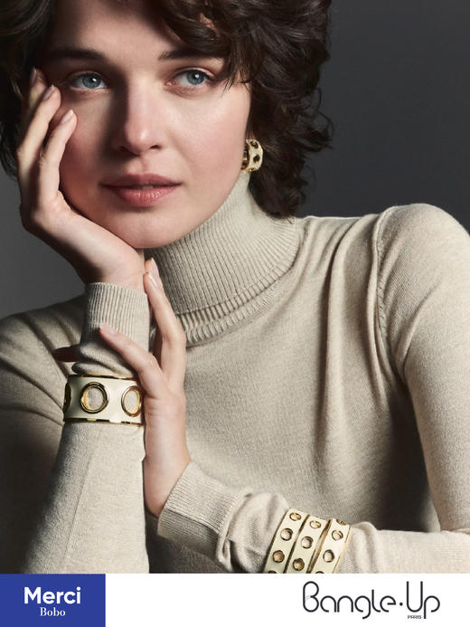 Bangle Up法国小众珐琅首饰 2024春季新款EYELET系列 手镯 手环 戒指 商品图5