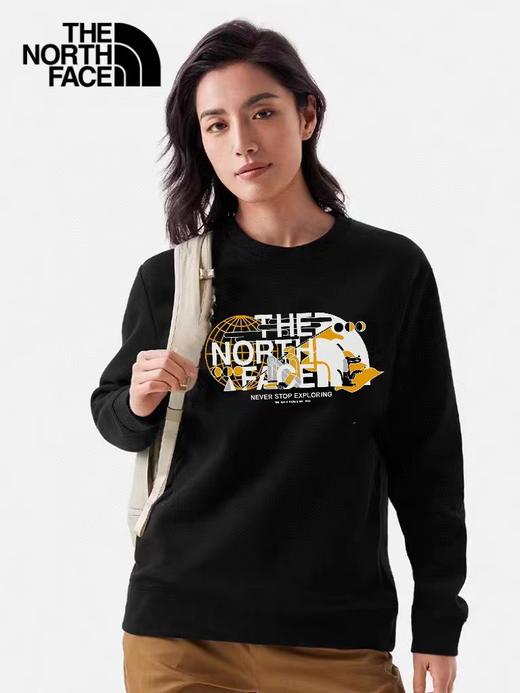 F031034两色户外探索舒适百搭毛圈圆领印花卫衣 商品图3