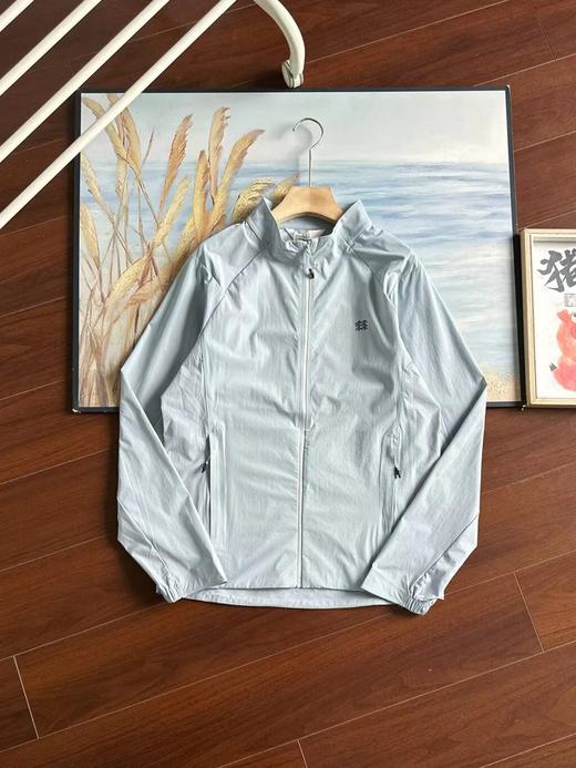 F031015户外夏季轻薄立领全方位无死角防护凉感舒适透气简约防晒衣外套 商品图9