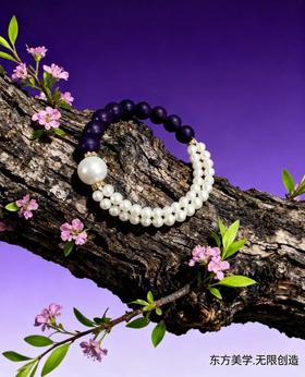 【紫宸香珠手串/戒指】香珠直径0.8cm 珍珠0.4cm 预售 一周内发货 | 大梦香堂