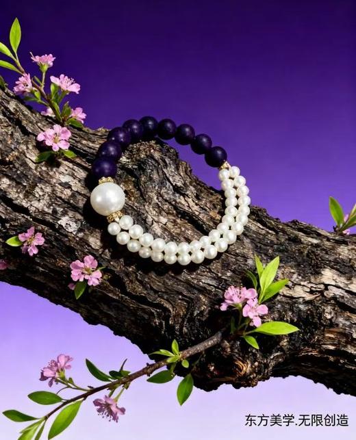 【紫宸香珠手串/戒指】香珠直径0.8cm 珍珠0.4cm 预售 一周内发货 | 大梦香堂 商品图0