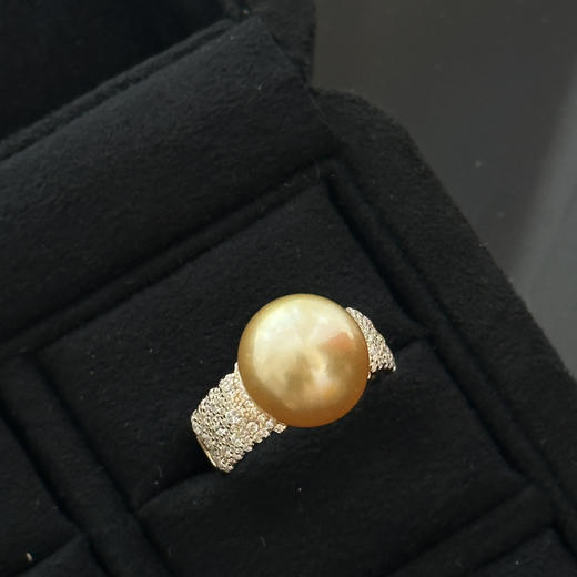 指尖珠光，温柔上线 海水珍珠戒指三月新款 商品图4