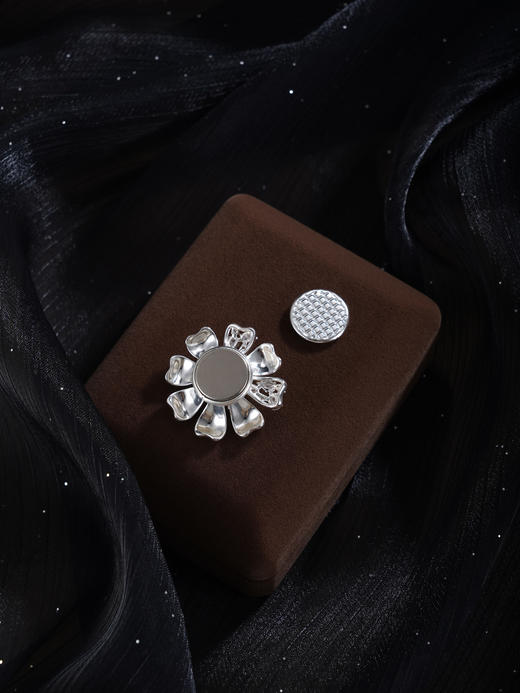 子佩集【花蕴和宁】珍珠惜王妃胸针【XXXZ255】八瓣花2602 商品图5