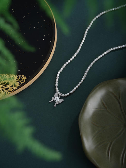 子佩集【花福蝶】珍珠惜王妃项链【XXXL034】蝴蝶2602 商品图3