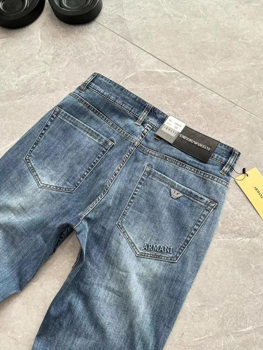 F031043春款百搭小直筒立体裁剪版型微弹牛仔裤男士长裤 商品图6