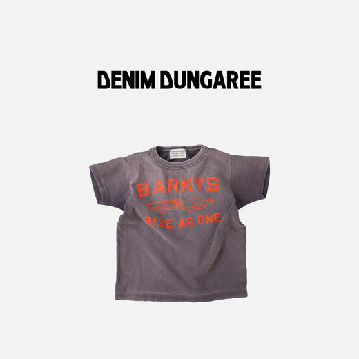 DD日本童装 DENIM DUNGAREE 26春夏复古针织 BARKYS 小狗短袖T恤 商品图1