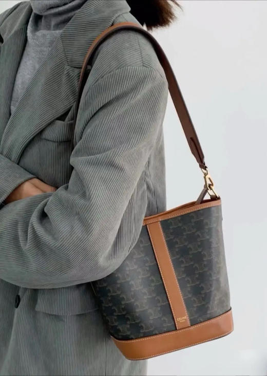 Celine 小号 老花 水桶 斜挎包 商品图3