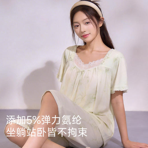 全棉舒适亲肤睡衣（子衿圆领） 商品图3